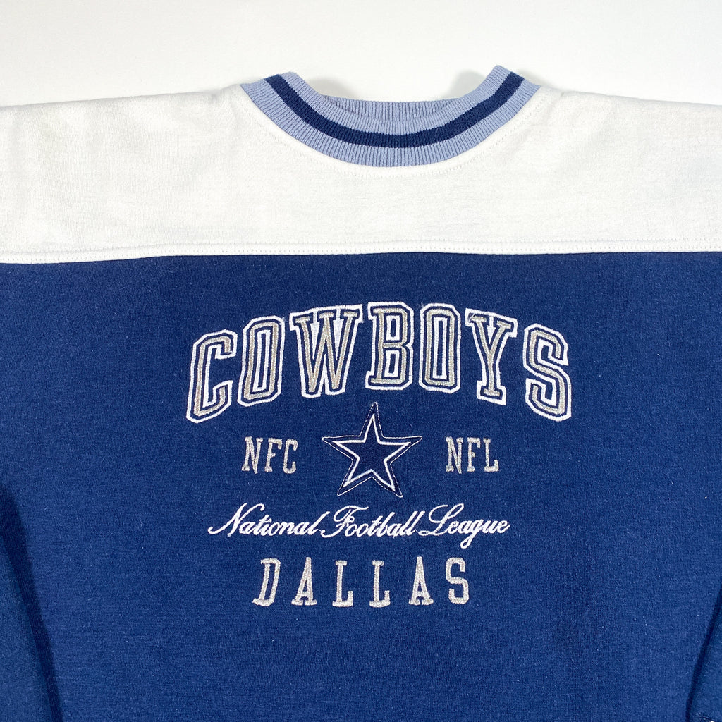 Vintage 90's Dallas Cowboys Colorblock Crewneck Sweatshirt