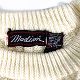 Vintage 70's Madison Cable Knit Sweater