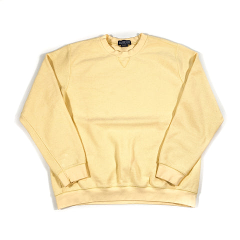 Vintage 90's Lands' End Daisy Yellow Sweater