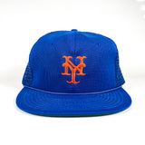 Vintage 80's New York Mets Blue Baseball MLB Snapback Trucker Hat