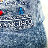 Vintage 90's San Francisco Denim Souvenir Snapback Hat