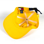 Vintage 90's Tommy Hilfiger Strapback Yellow Nylon Hat