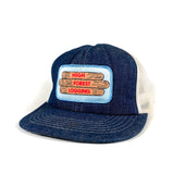 Vintage 80's High Forest Logging Chambray Trucker Hat