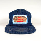 Vintage 80's High Forest Logging Chambray Trucker Hat