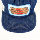 Vintage 80's High Forest Logging Chambray Trucker Hat