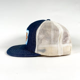 Vintage 80's High Forest Logging Chambray Trucker Hat