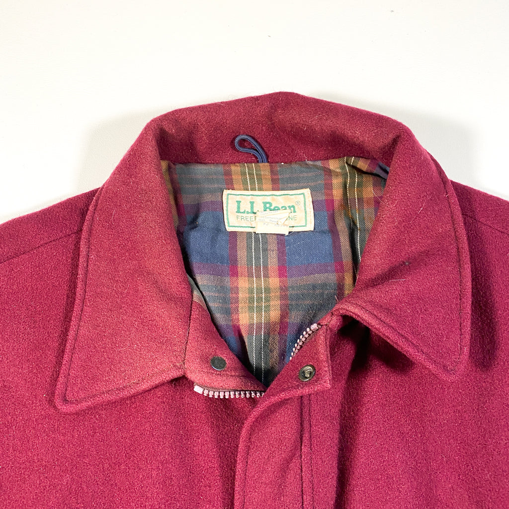 Vintage 80's LL Bean Plaid Lined Wool Jacket – CobbleStore Vintage