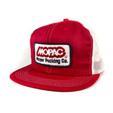 Vintage 80's Mopac Moyer Packaging K-Brand USA Made Trucker Hat