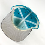 Vintage 80's W Blue Black Sports New Era Made in USA Snapback Hat