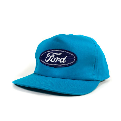 Vintage 90's Ford Patch Teal Hat