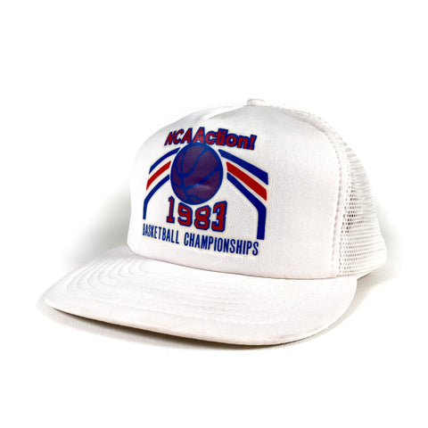 Vintage 1983 NCA Action Basketball Championships Trucker Hat