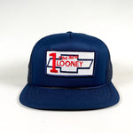 Vintage 80's Chevrolet New Looney Blue Rope Trucker Hat