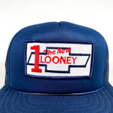 Vintage 80's Chevrolet New Looney Blue Rope Trucker Hat