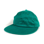 Vintage 90's Plain Kelly Green Low Profile Long Brim YoungAn Hat