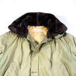 Vintage 80's LL Bean Hooded Military Style Parka Jacket