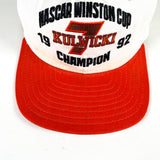 Vintage 1992 Alan Kulwicki Winston Cup Champ Nascar Snapback Hat