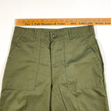 Vintage 1981 OG-507 Military Green Sateen Trouser Pants