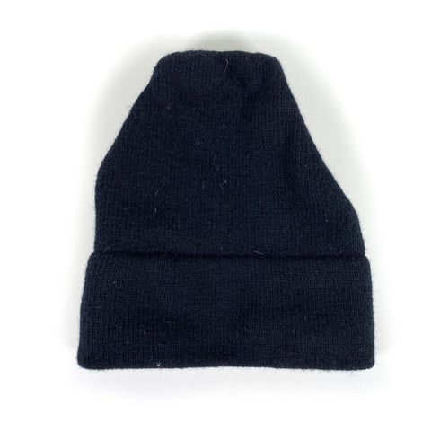 Vintage 80's Stowe Woolens Wool Black Beanie