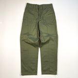 Vintage 1980 OG-507 Military Green Sateen Trouser Pants