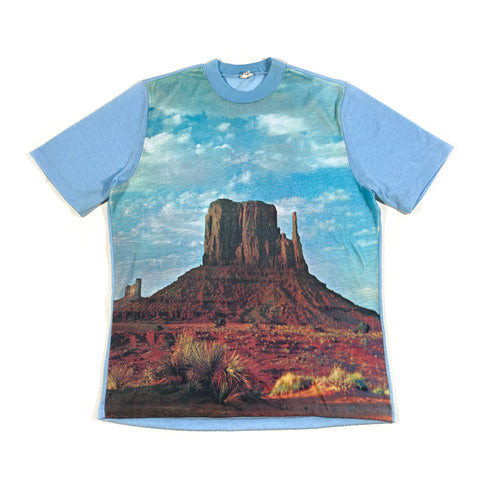 Vintage 60's Monument Valley Utah Mitten Butte All Over Print T-Shirt