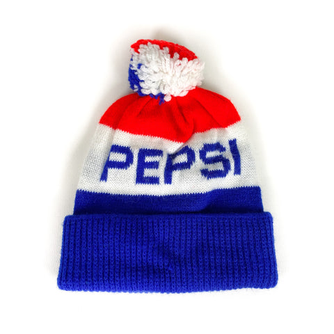 Vintage 90's Pepsi Pom Beanie