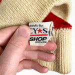 Vintage 80's Macy's Ski-Shop Wool Beanie