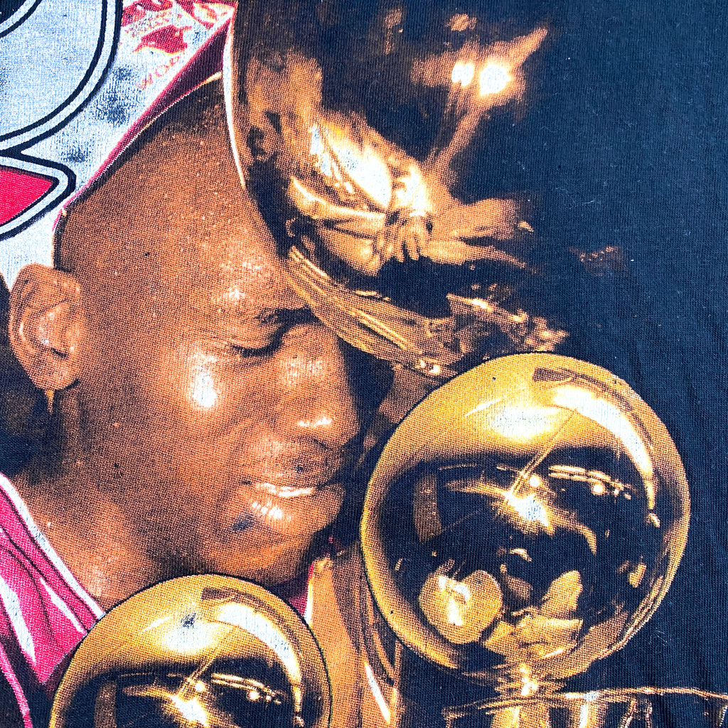 Vintage 1998 Chicago Bulls '98 NBA World Champions Jordan Rings' Rap Tee — The Pop-Up