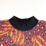 Vintage 70's Leopard Spots Longsleeve Pocket T-Shirt