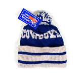 Vintage 70's Dallas Cowboys Pom Beanie