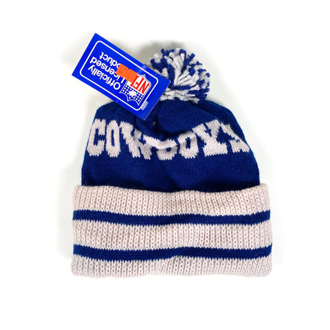 Vintage 70's Dallas Cowboys Pom Beanie