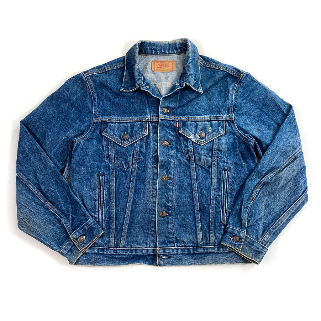 Vintage Blue Denim Trucker Jacket