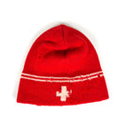 Vintage 70's Red Cross Wool Beanie