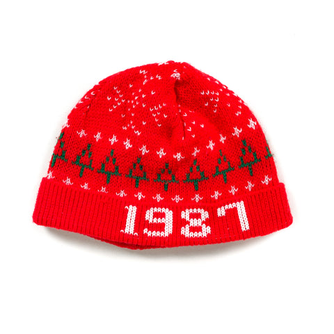 Vintage 1987 Christmas Tree Beanie