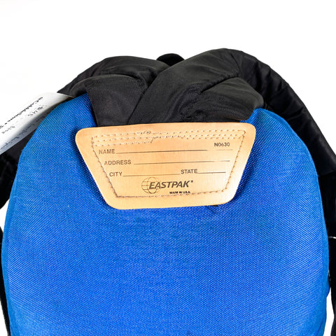 Vintage 90's Eastpak Leather Bottom Blue Backpack – CobbleStore