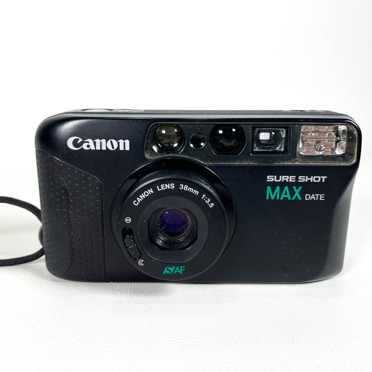 Vintage 1991 canon sure shot max date 35mm camera cobblestore vintage