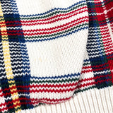 Vintage 90's Nautica Plaid Knit Sweater