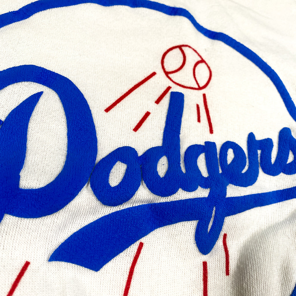 Vintage 80's LA Dodgers Raglan Crewneck Sweatshirt – CobbleStore Vintage
