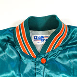 Vintage 80's Cavalier Chalkline Made in USA Satin Coaches Jacket