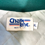 Vintage 80's Cavalier Chalkline Made in USA Satin Coaches Jacket