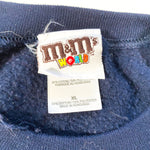 Vintage Y2K M&M's New York Navy Blue Candy Crewneck Sweatshirt