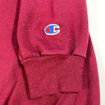 Vintage 90's Champion Brand Maroon Red Crewneck Sweatshirt