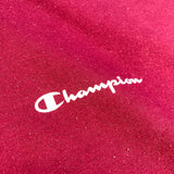 Vintage 90's Champion Brand Maroon Red Crewneck Sweatshirt