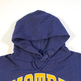 Vintage 90's Notre Dame Fighting Irish Blue Russell Hoodie Sweatshirt