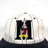 Vintage 90's Mickey Mouse Pinstripe Hat