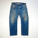 Vintage 90's Levis 505XX Blue Denim Made in USA Jeans