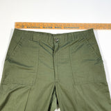 Vintage 1980 OG-507 Military Green Sateen 38 Waist Trouser Pants