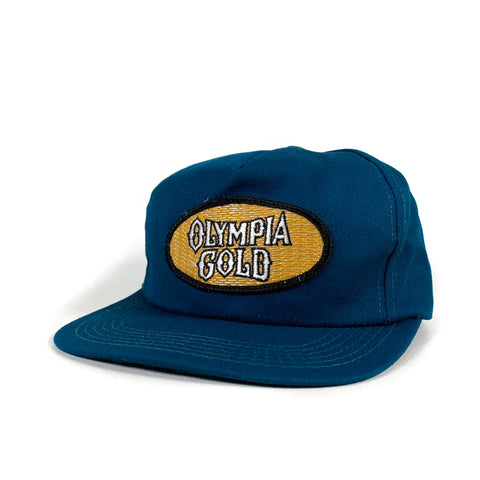 vintage blue hat