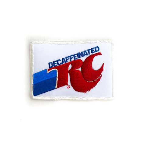Vintage 90's Decaffeinated RC Cola Patch
