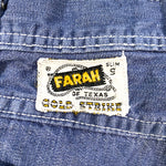 Vintage 60's Farah of Texas Gold Strike Kids Cowboy Selvedge Jeans