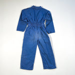 Vintage 60's Kids Astronaut Costume Space Commander Blue Overalls